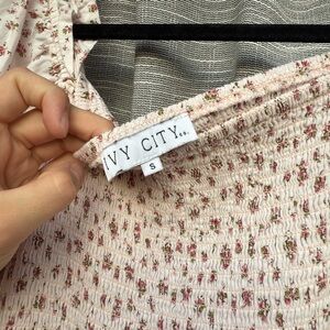 Ivy City Co Pink Floral Dress